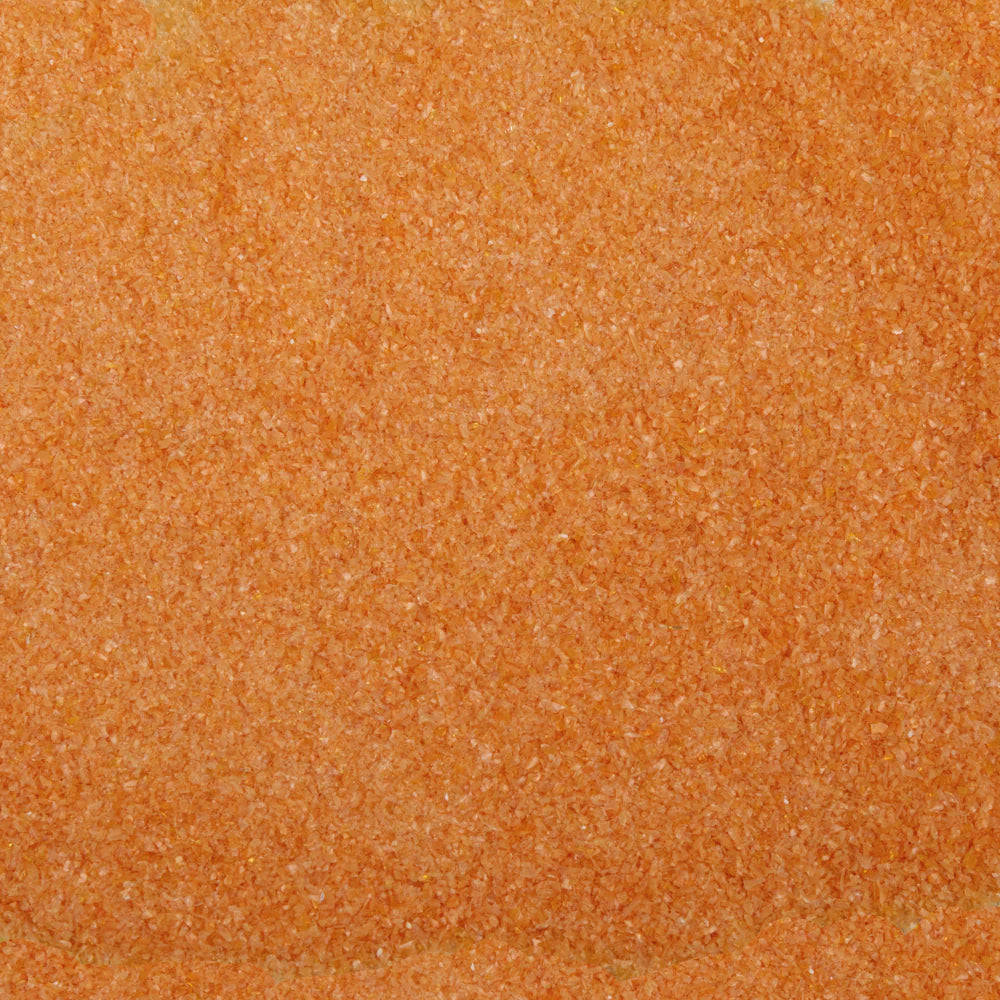 Crushed orange glass