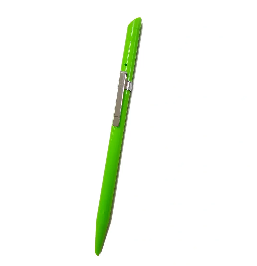 A green fid'l stick for stained glass.