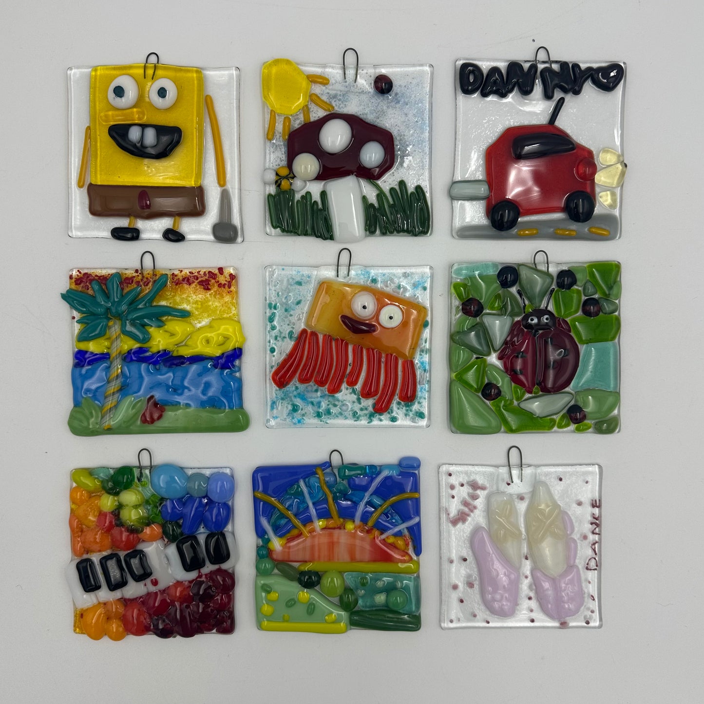 Drop in - Fused glass