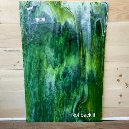 YO U-00-74 Emerald green, spring green & light green mottle