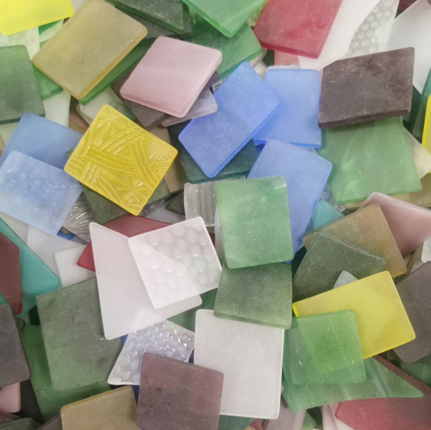 Faux sea glass - Assorted colour & texture