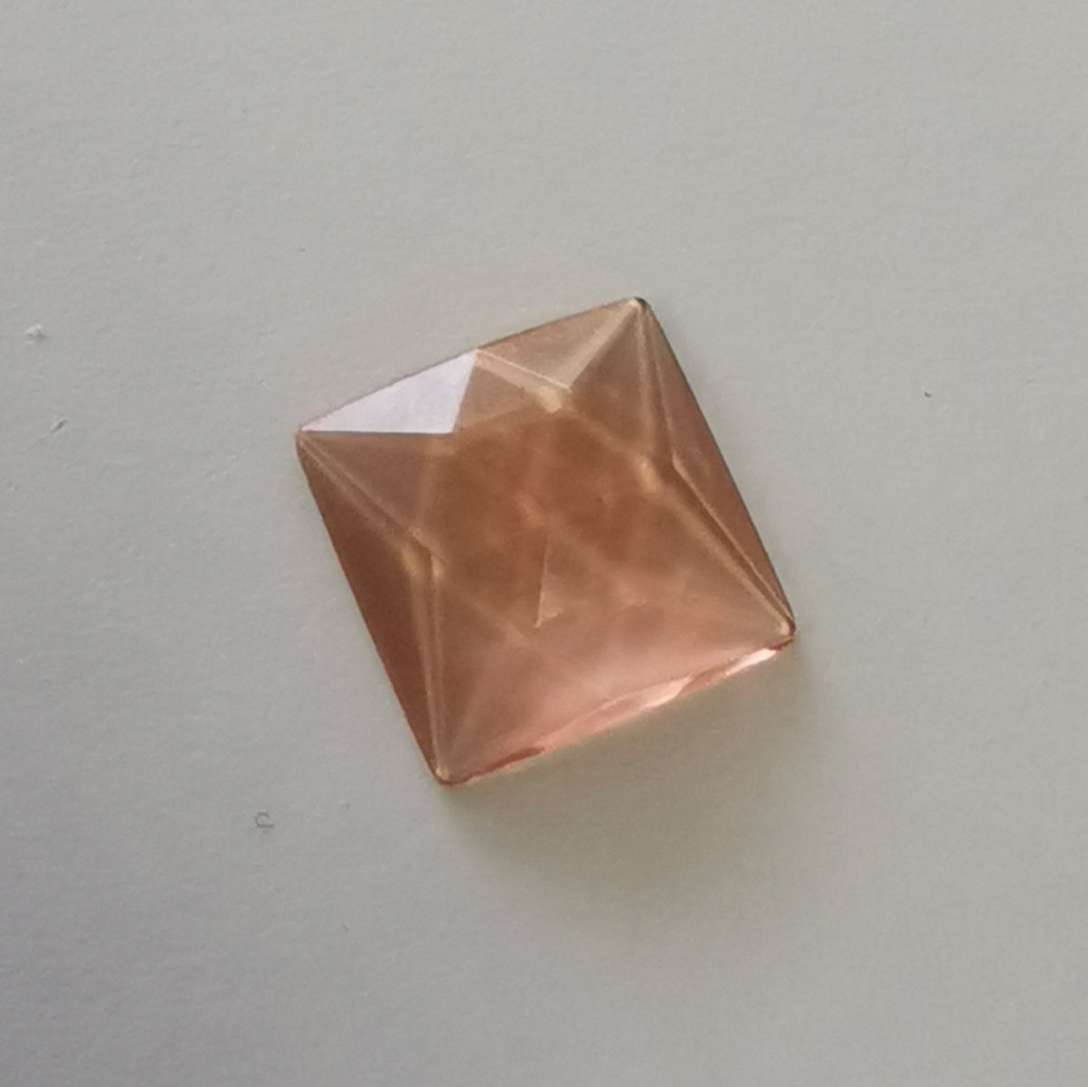 Peach Faceted Jewel *multiple options
