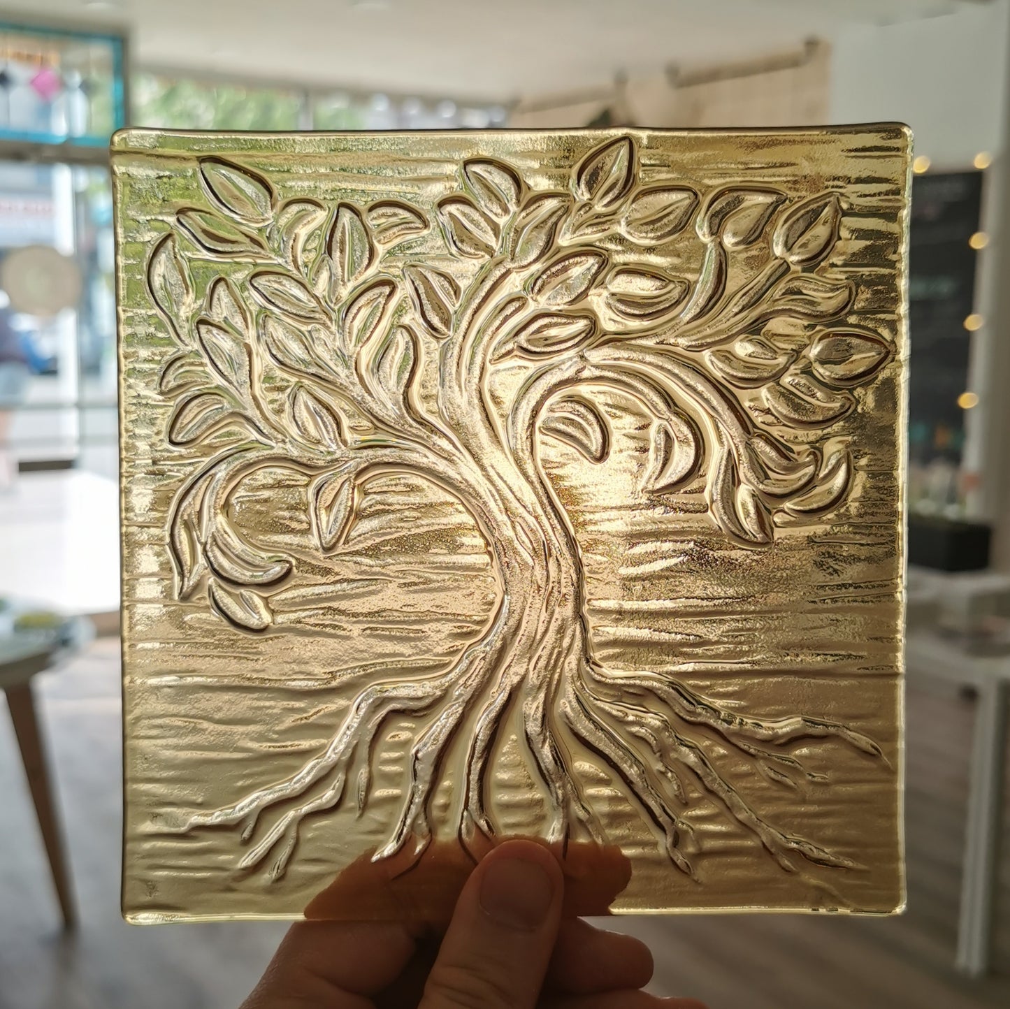 Tree of Life Textured Glass