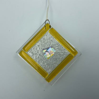 "Aurora" Fused Glass Ornament