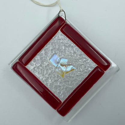 "Aurora" Fused Glass Ornament