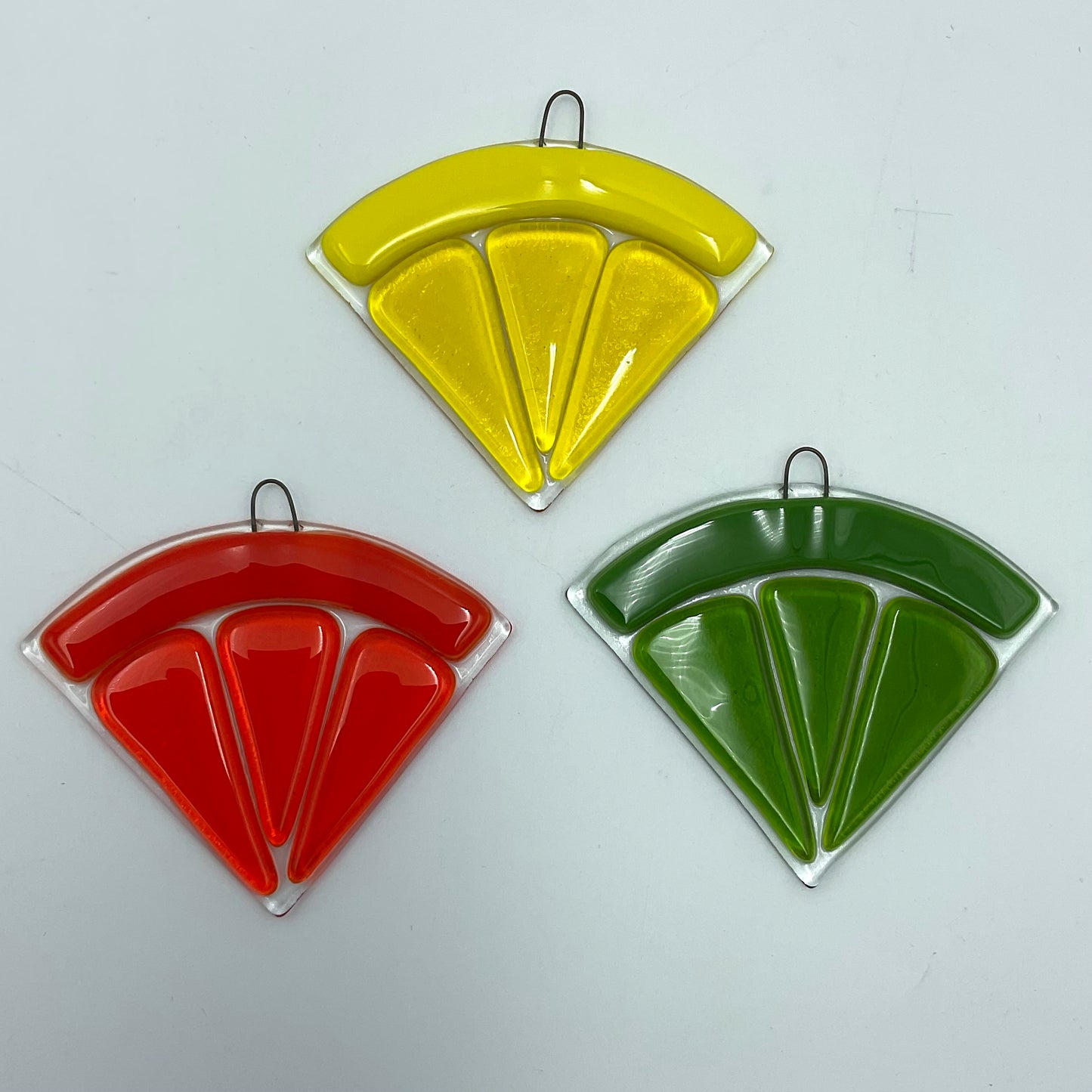 "Citrus" Fused Glass Ornament