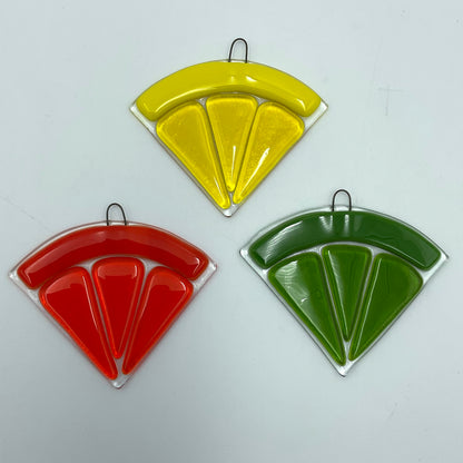 "Citrus" Fused Glass Ornament