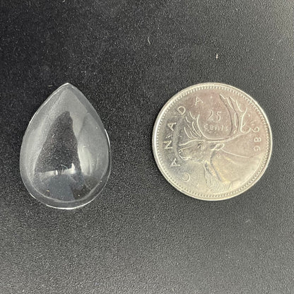 Smooth Flat-back Teardrop 25/18mm Jewel
