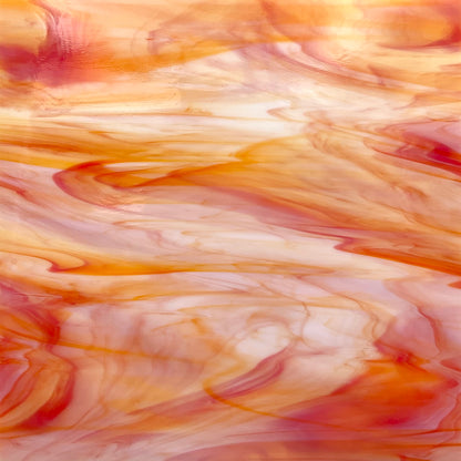 OGT 675-5S-F White/Orange-Red Smooth Fusible