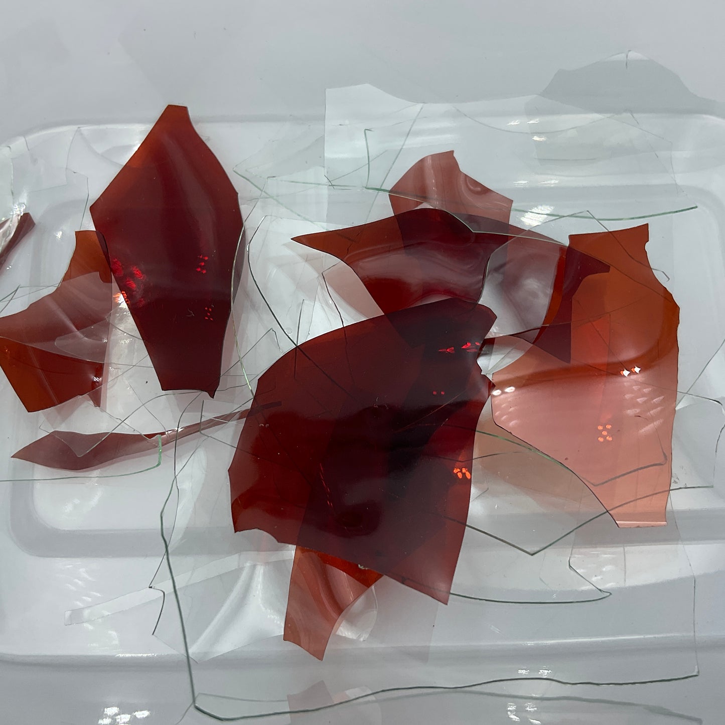 Hand Blown Glass Confetti COE 96