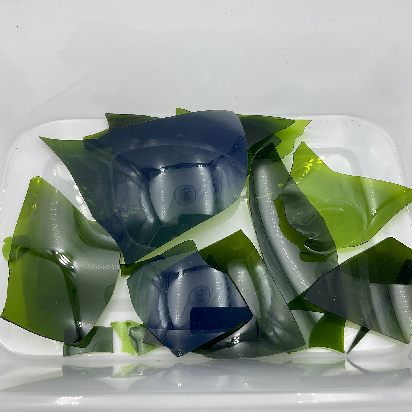 Hand Blown Glass Confetti COE 96