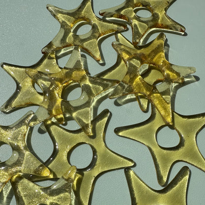"Star" Fused Glass Ornament