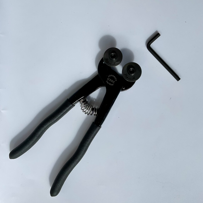 Mosaic pliers for cutting glass.