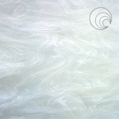White wispy piece of glass.