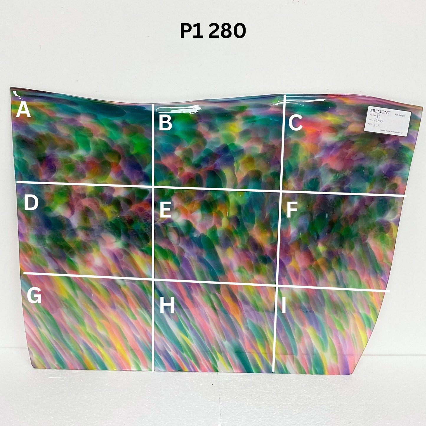 Fremont P1 280 Transparent Rainbow Frit