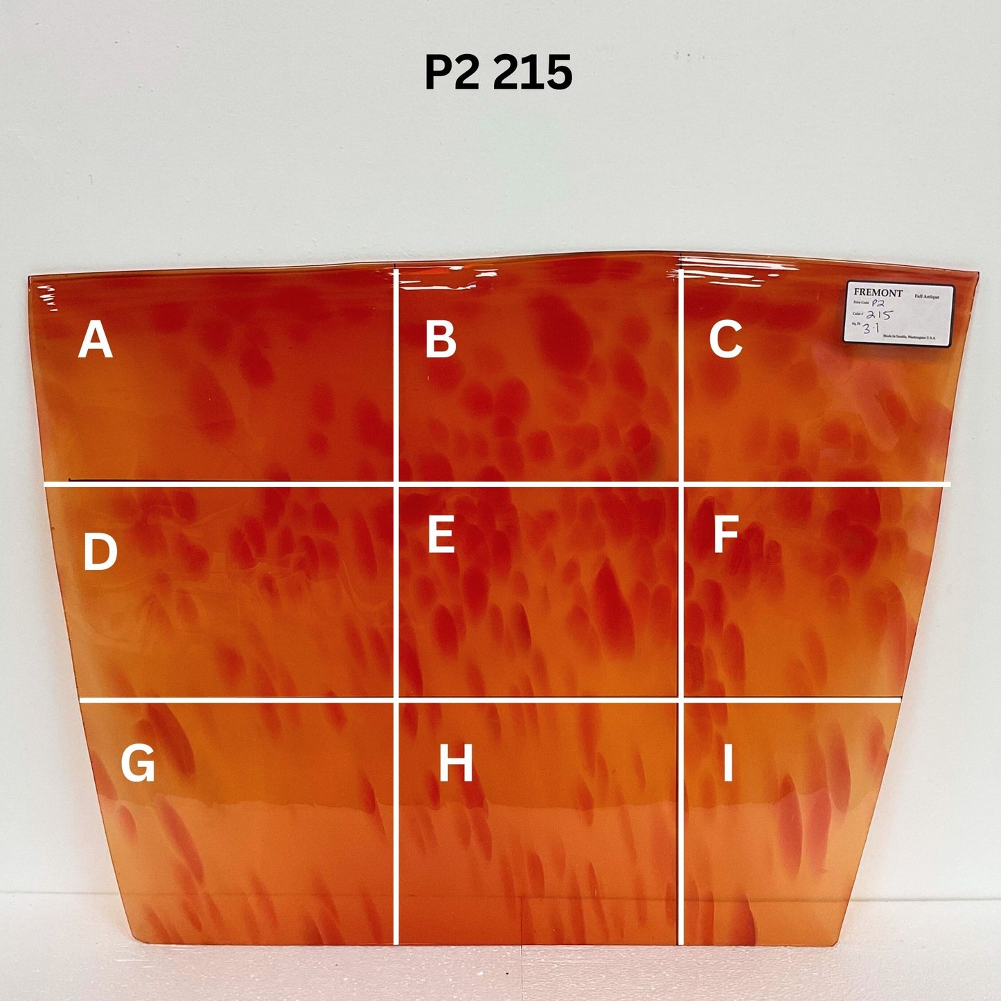 Fremont P2 215 Orange & Red Frit