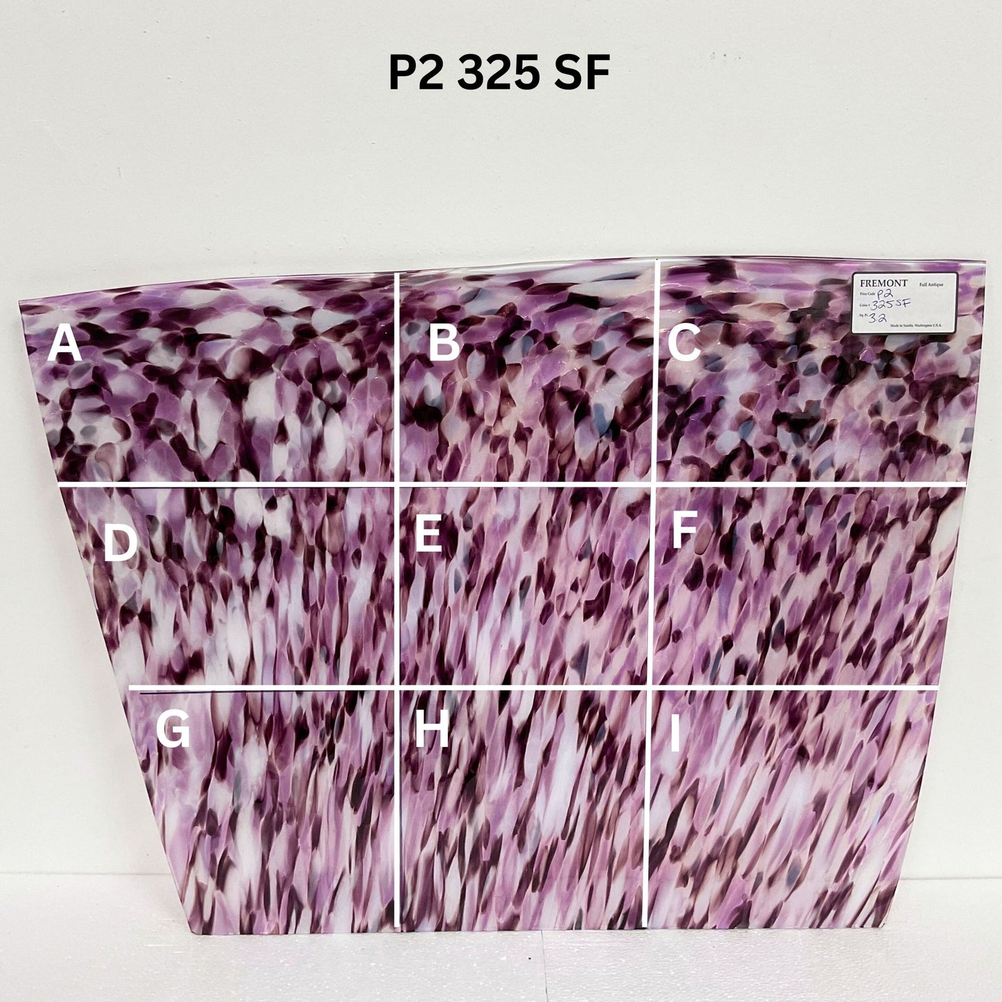 Fremont P2 325SF Purple & White Frit