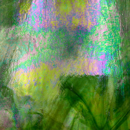 PW 101LL IR Green and Clear Streaky Iridescent