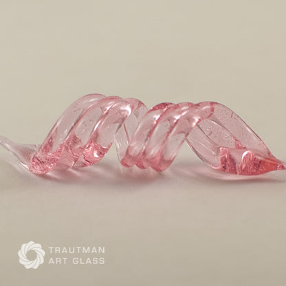Trautman Art Glass Pink Lollipop Glass Rods