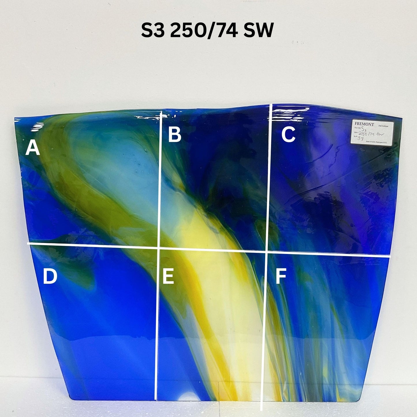 Fremont S3 250/74 SW Blue, Yellow & Clear