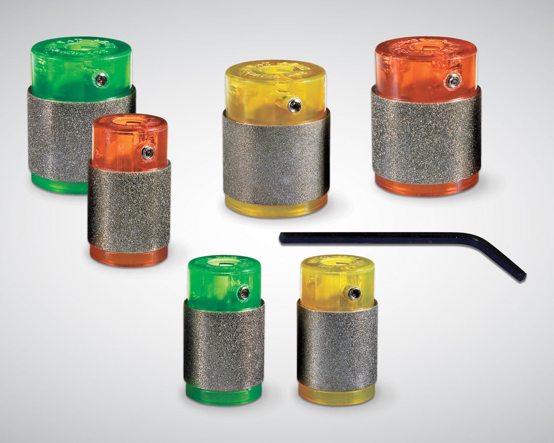 Assorted grinding bits for stained glass