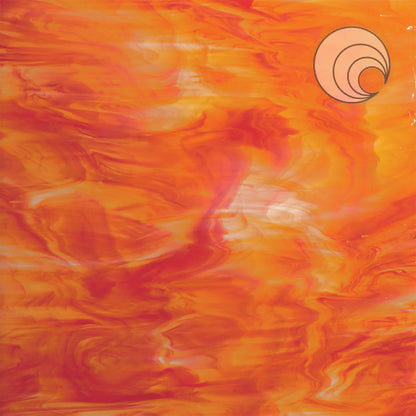 OGT 675-5S-F White/Orange-Red Smooth Fusible