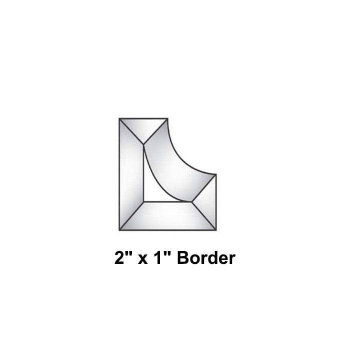 BC 442 2”X1” Corner bevels 4 pcs