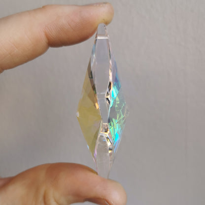 Diamond Faceted Centre- 63mm - Iridescent