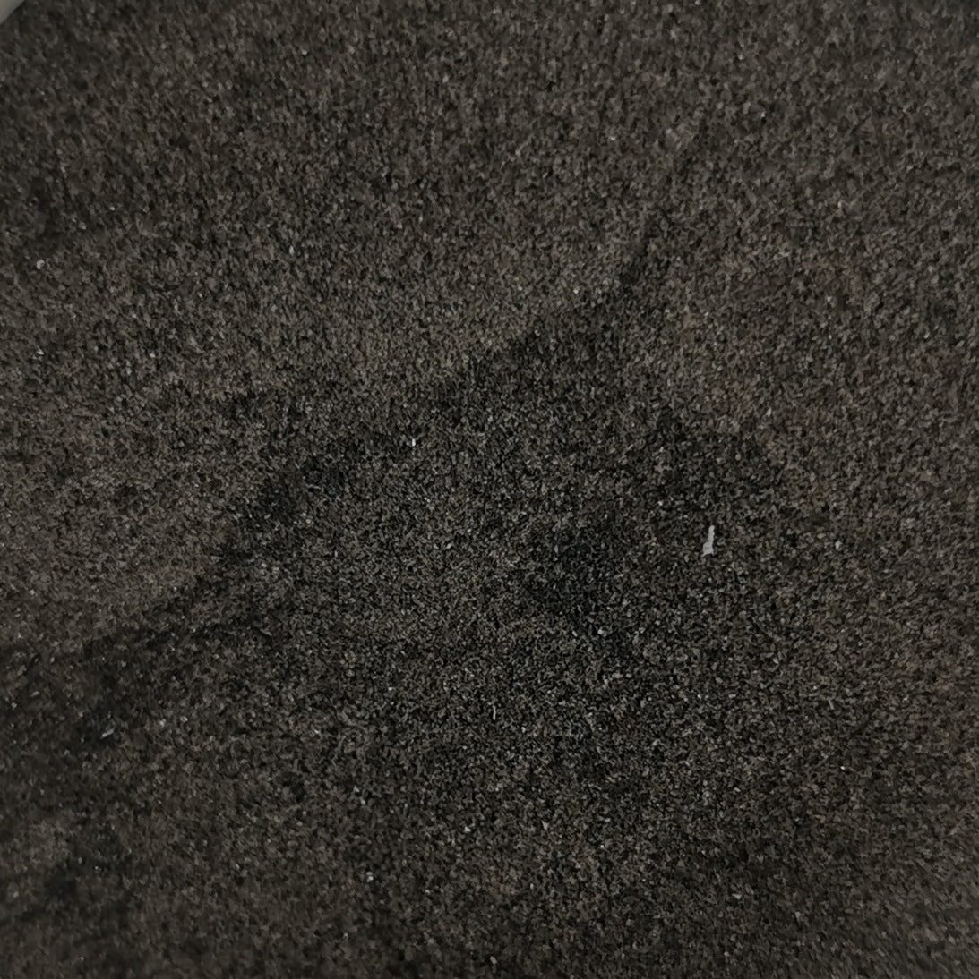 Crushed glass black.