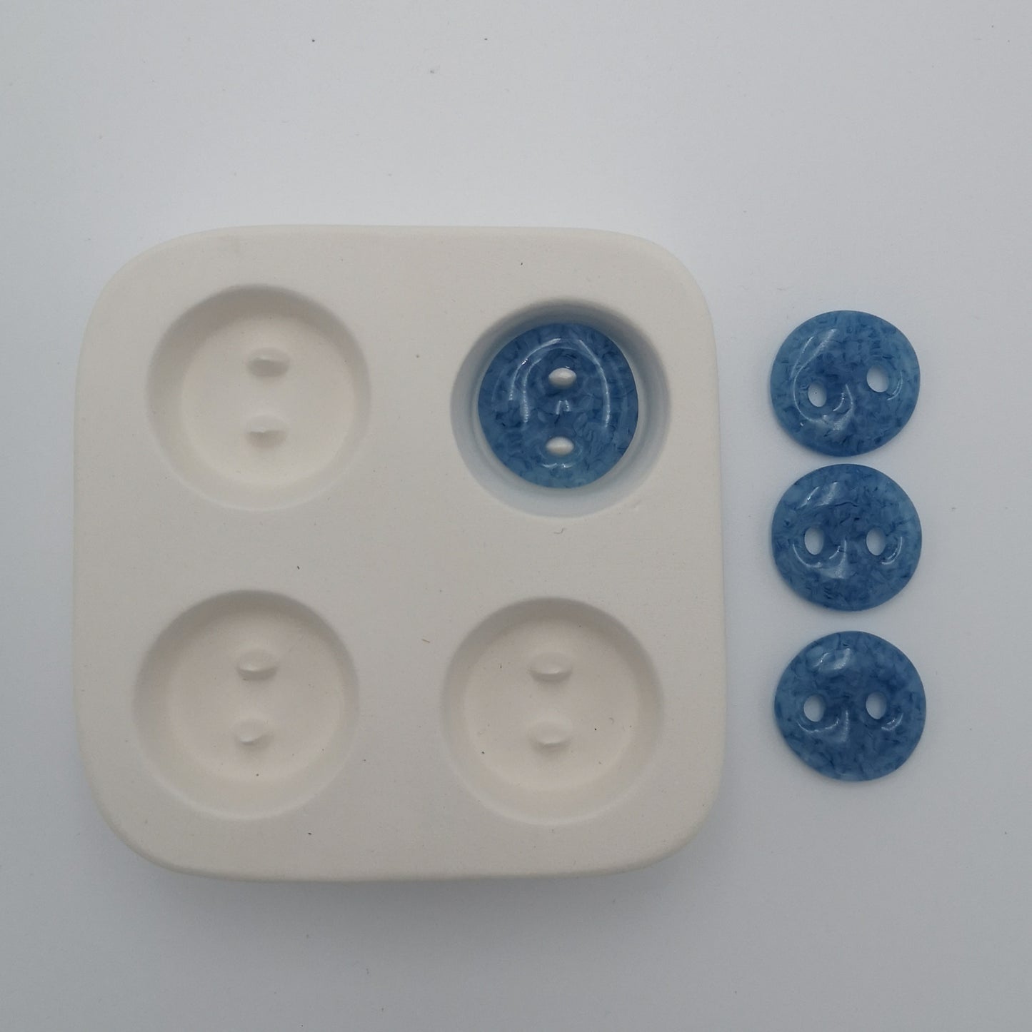 Small Round Button Mold