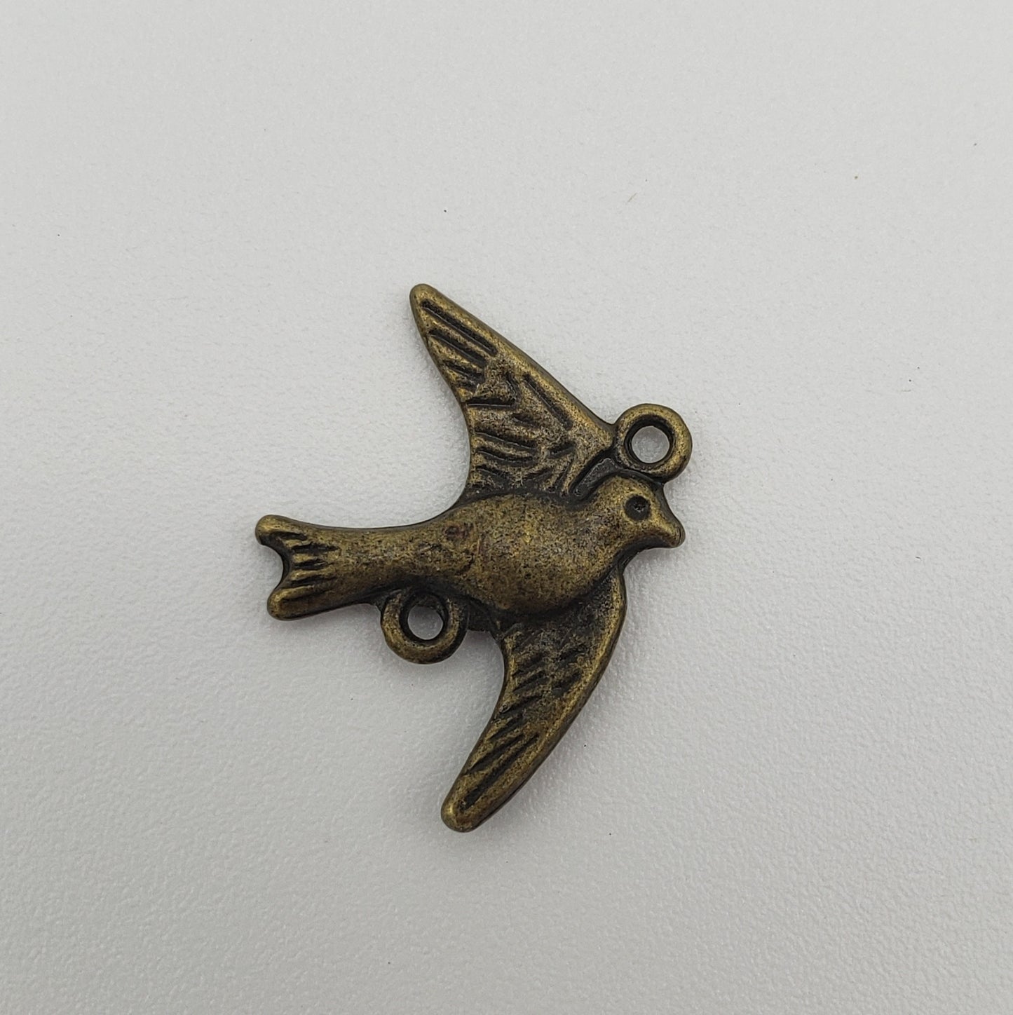 Antique Bronze Bird Link 4/pack