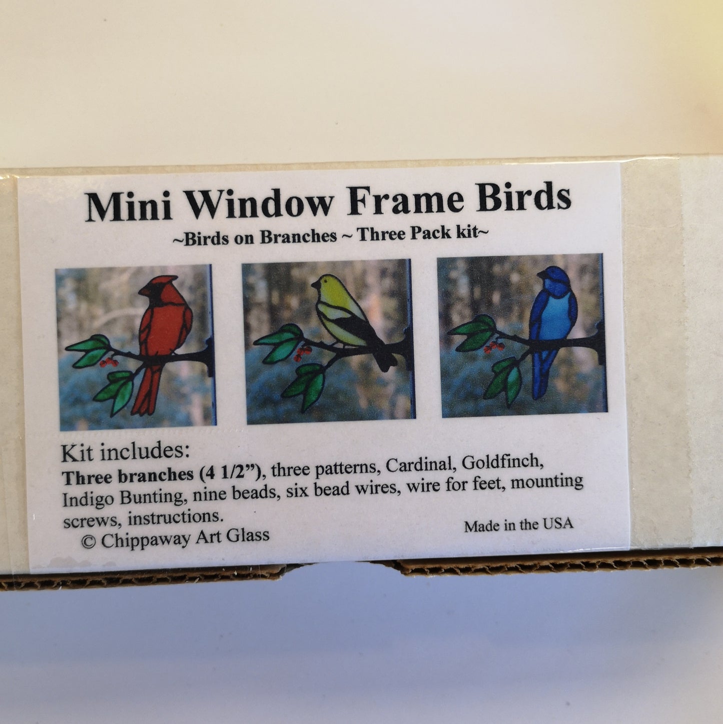 Mini Window Frame Birds