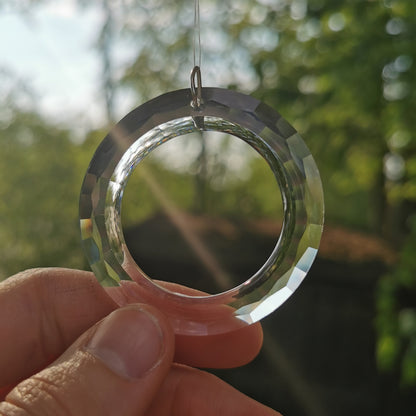 Faceted Glass Ring