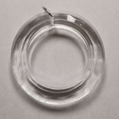 Faceted Glass Ring