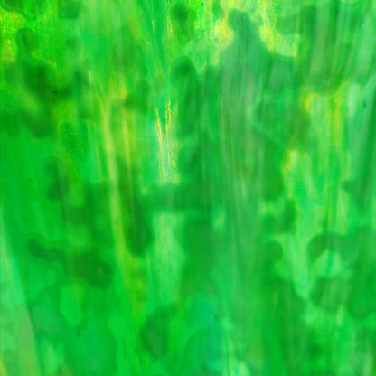 YO U-00-74 Emerald green, spring green & light green mottle