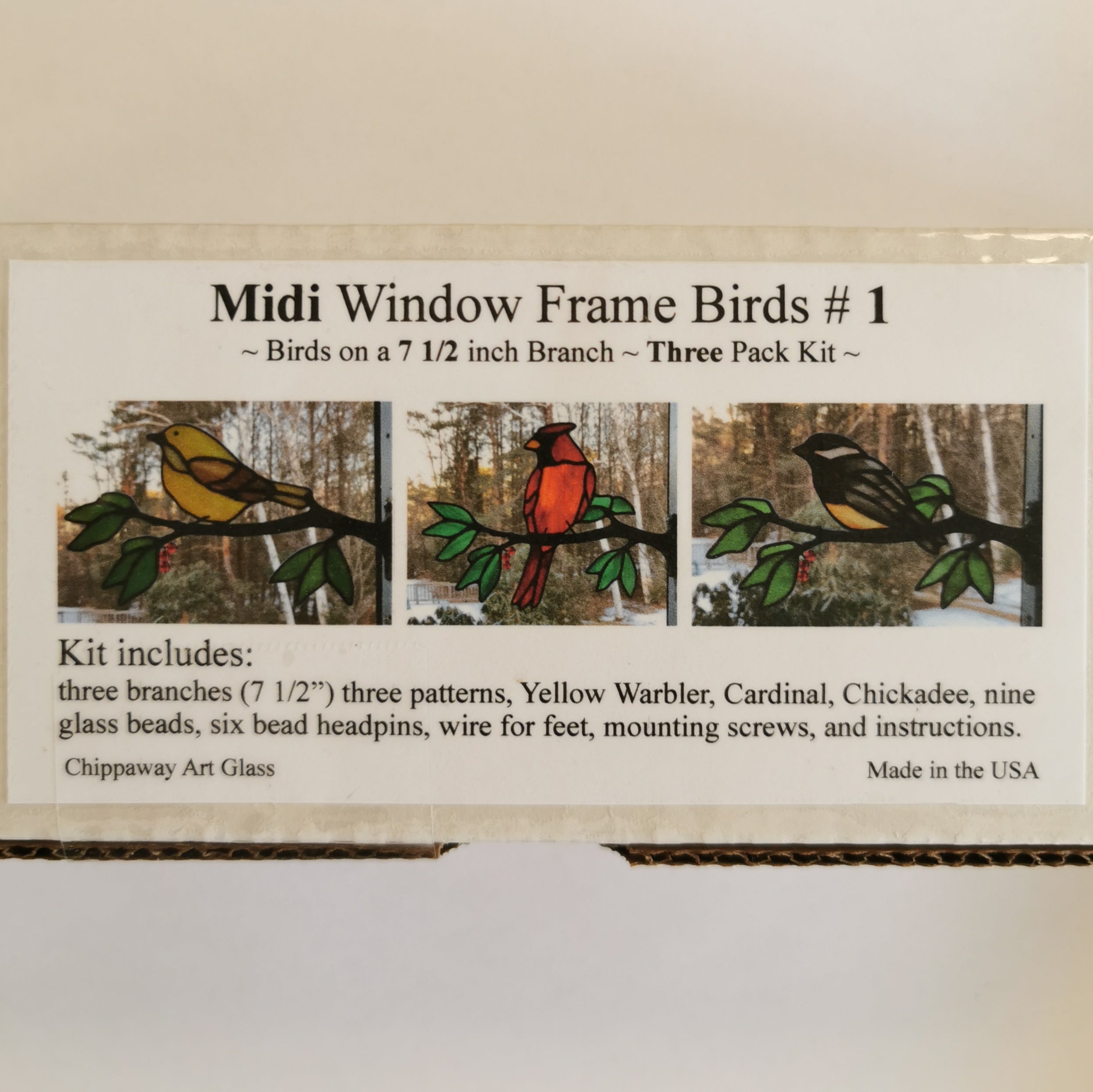 Midi Window Frame Birds – Lucent Glass