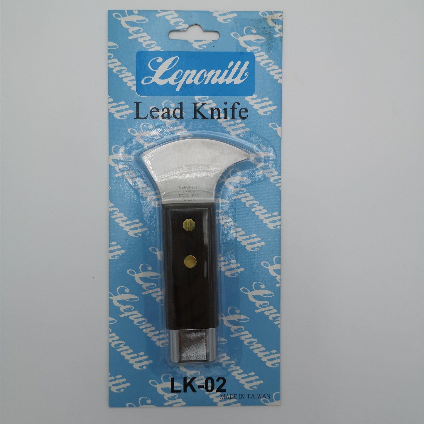 A lead knife for stained glass work.
