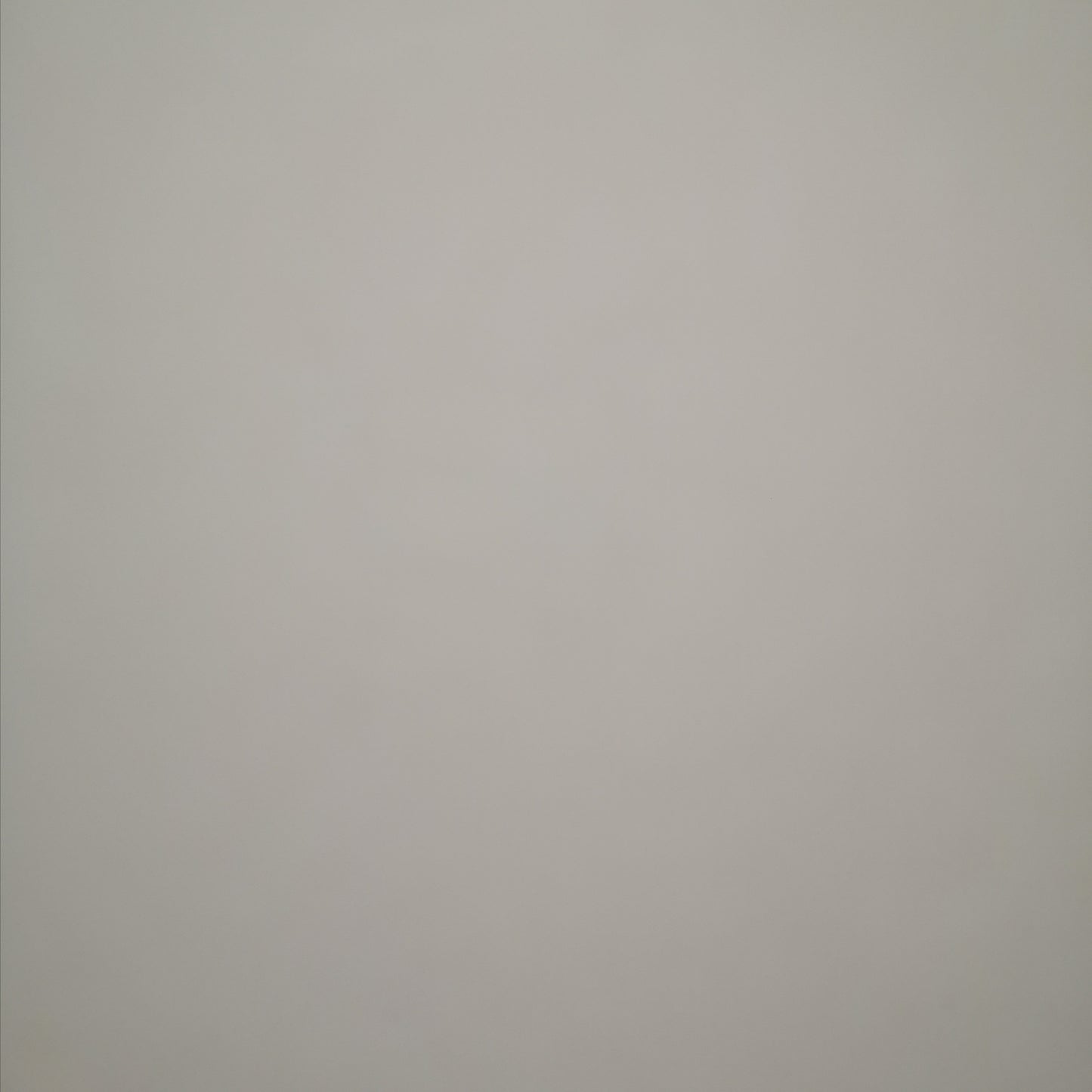 A solid white opal sheet of glass.