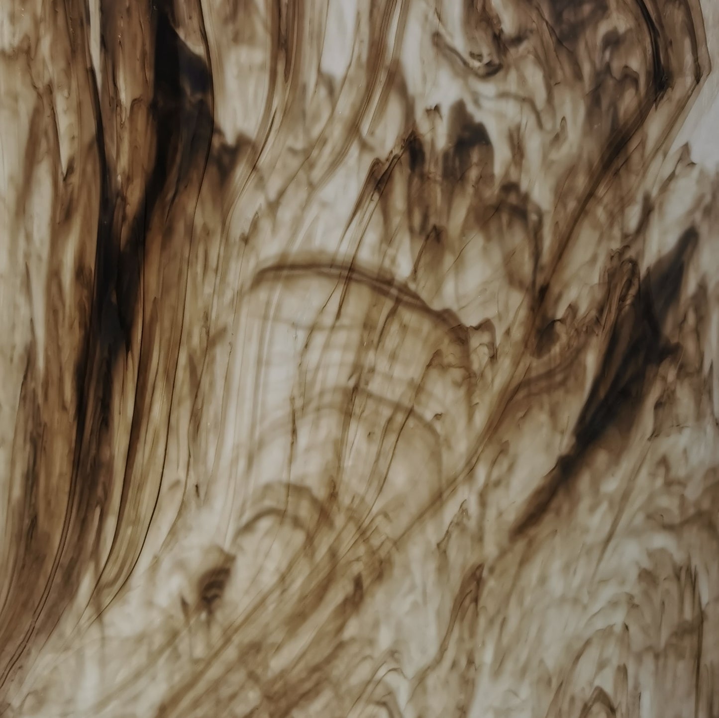 PW 502D White Opal Swirled with Medium Grey/Brown