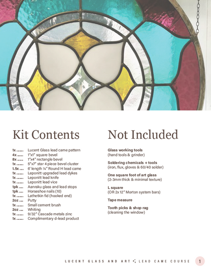 Lead Came Course Kit