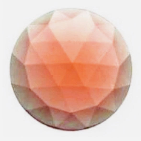 Peach Faceted Jewel *multiple options