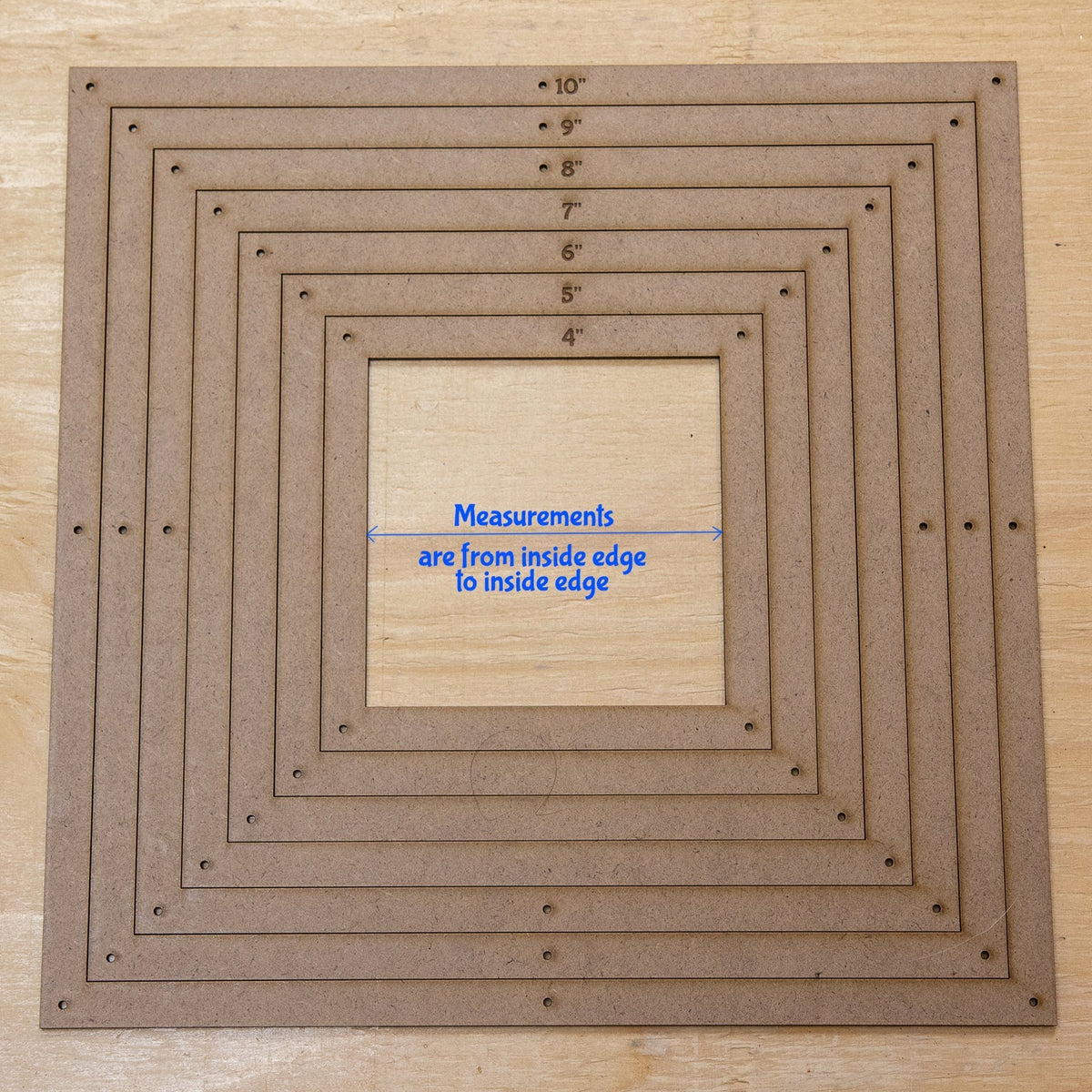Square Cluster Frame Square Layout Frames – Lucent Glass