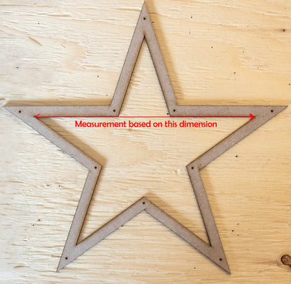 Star layout frame